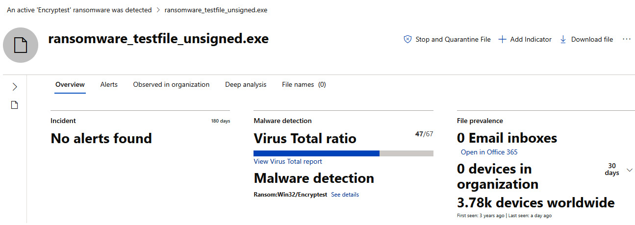 Figure 14.11 – The file summary page
