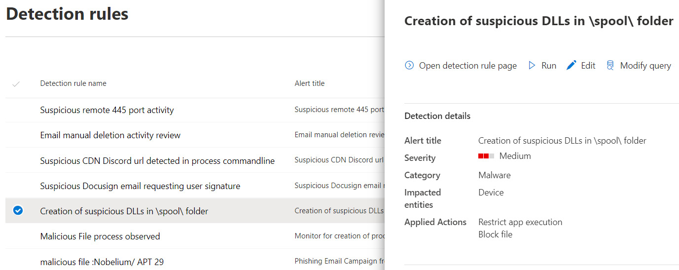 Figure 14.19 – Custom detection rules
