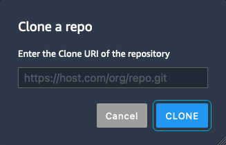 Figure 5.5 – Clone a repo