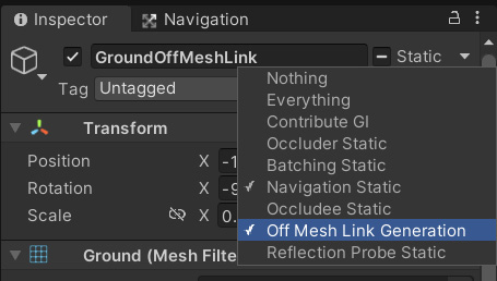 Figure 8.15 – Oﬀ Mesh Link Generation and Static
