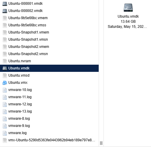 Figure 8.22 – ESXi VM files
