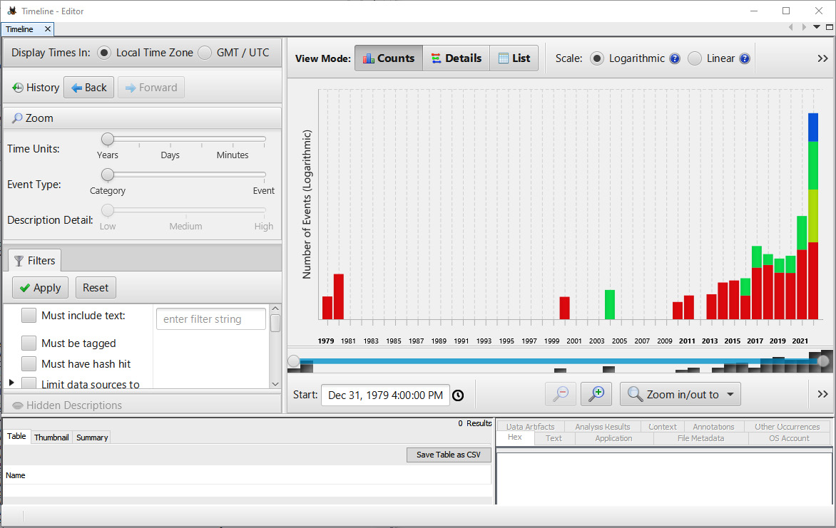 Figure 11.33 – Timeline viewer
