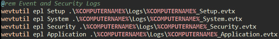 Figure 12.7 – Event log CMD acquisition
