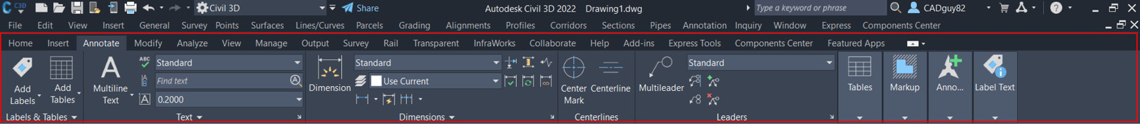 Figure 1.18 – Annotate
