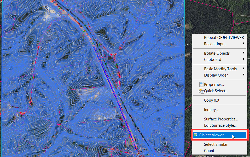 Figure 4.17 – Object Viewer selection
