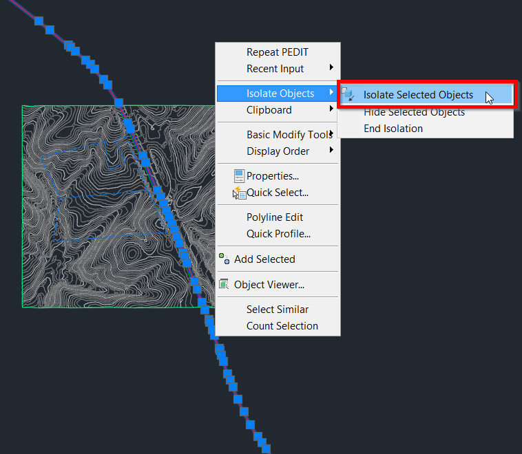 Figure 7.1 – Isolate Selected Objects workflow
