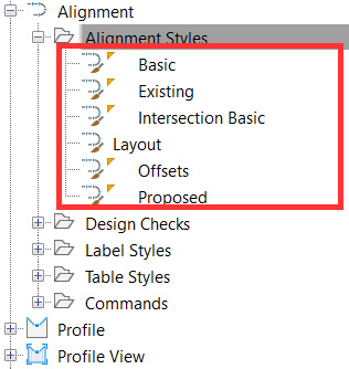 Figure 7.26 – Alignment styles
