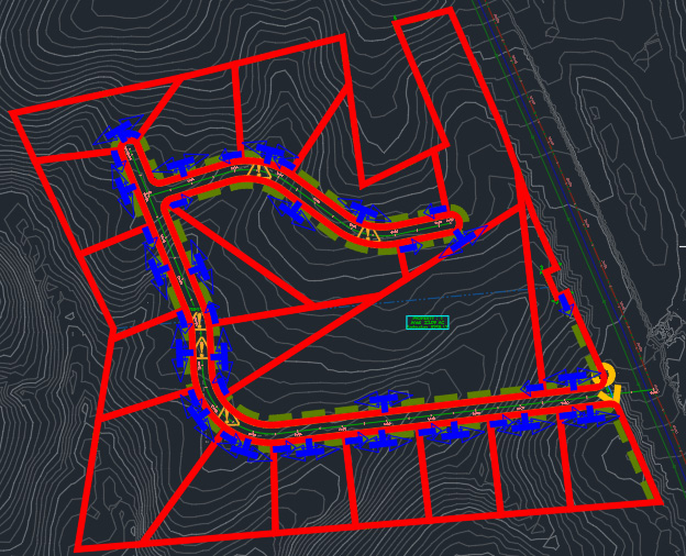 Figure 9.19 – Automatic parcel layout
