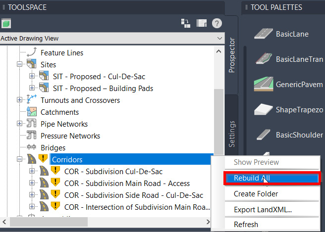 Figure 10.37 – Rebuild All
