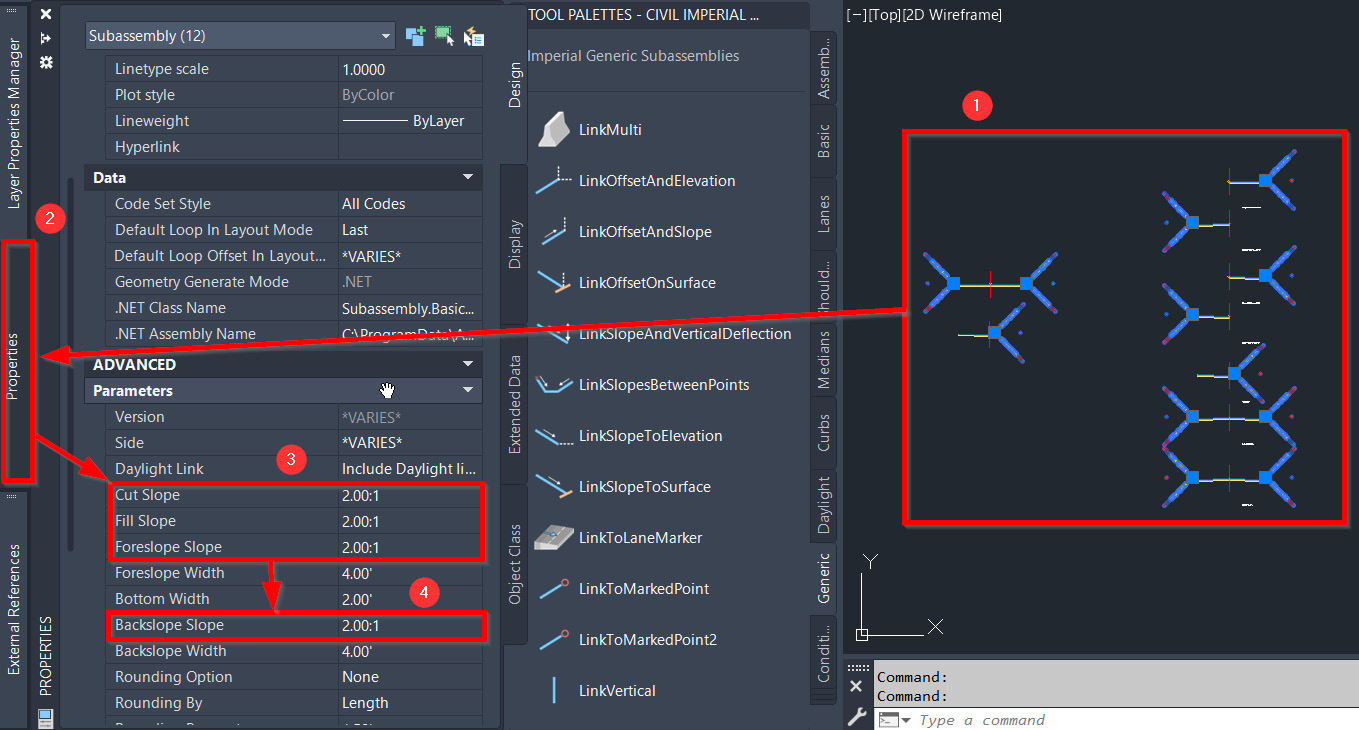 Figure 11.2 – Steps to update subassembly properties
