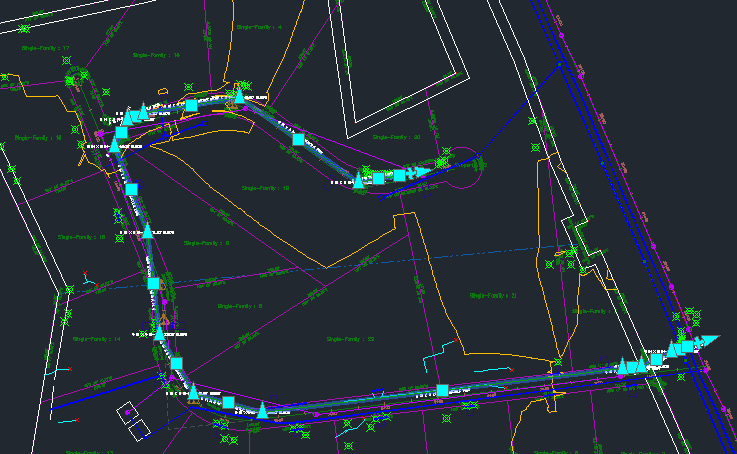 Figure 13.1 – Final appearance of our Residential Subdivision after Chapter 10
