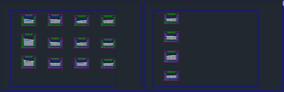 Figure 13.21 – Multiple section views along the ALG – Subdivision Main Road – Access alignment
