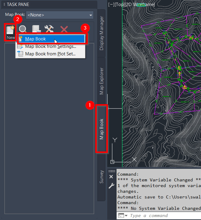 Figure 14.4 – Creating a new Map Book in our Map task pane
