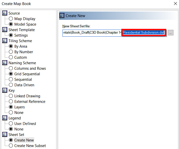 Figure 14.11 – Map Book > Sheet Set > Create New Criteria
