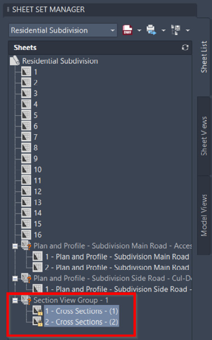 Figure 14.30 – Updated Sheet Set Manager
