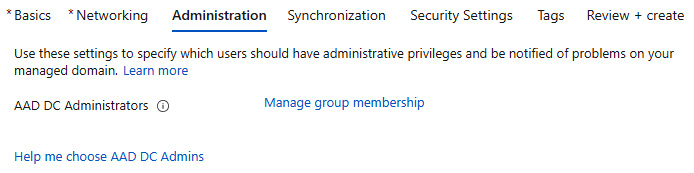 Figure 2.17 – Choose admin group membership
