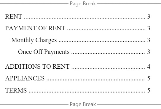 Figure 3.15 – Table of Contents on Word for the web
