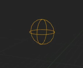 Figure 6.8 – Visual wireframe representation of the SphereCollision component