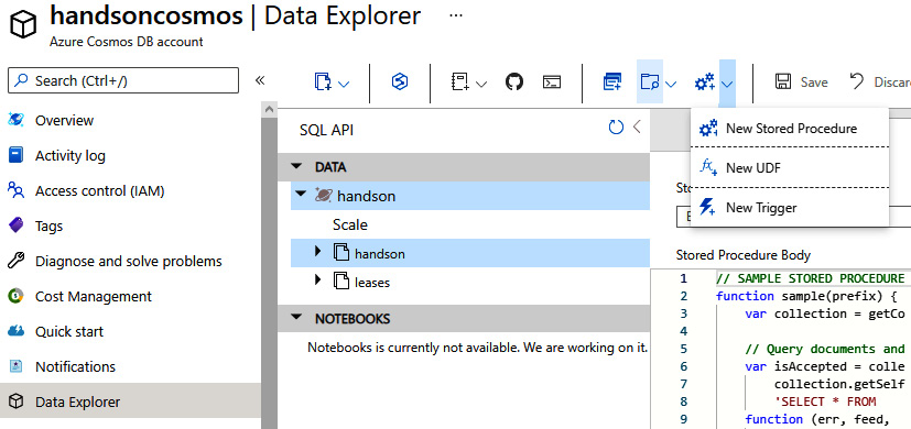 Figure 10.13 – Adding a new stored procedure
