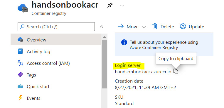 Figure 3.7 – Login server parameter
