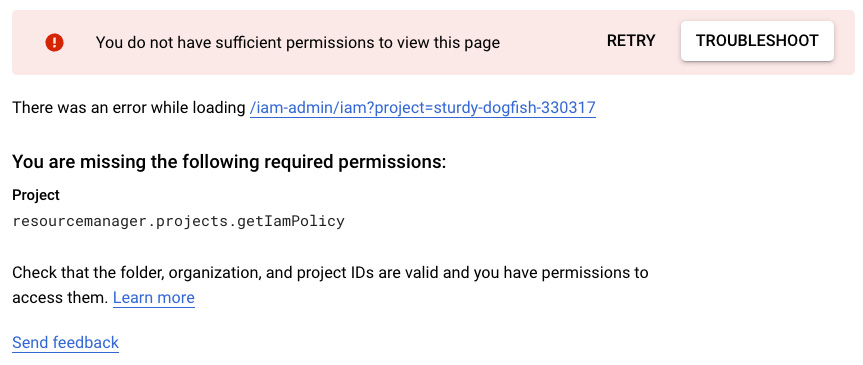 Figure 5.5 – Ready to troubleshoot
