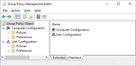 Figure 10.3 – The Group Policy Management Editor window
