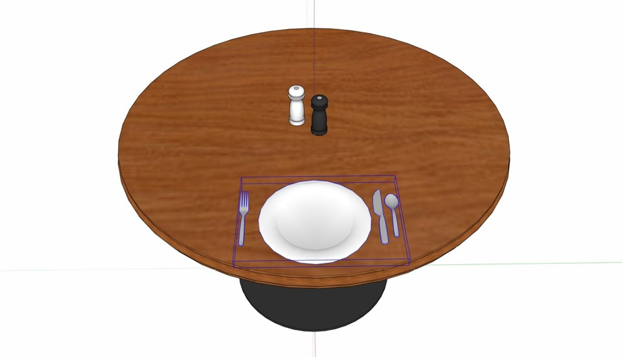 Figure 2.2 – Table for one
