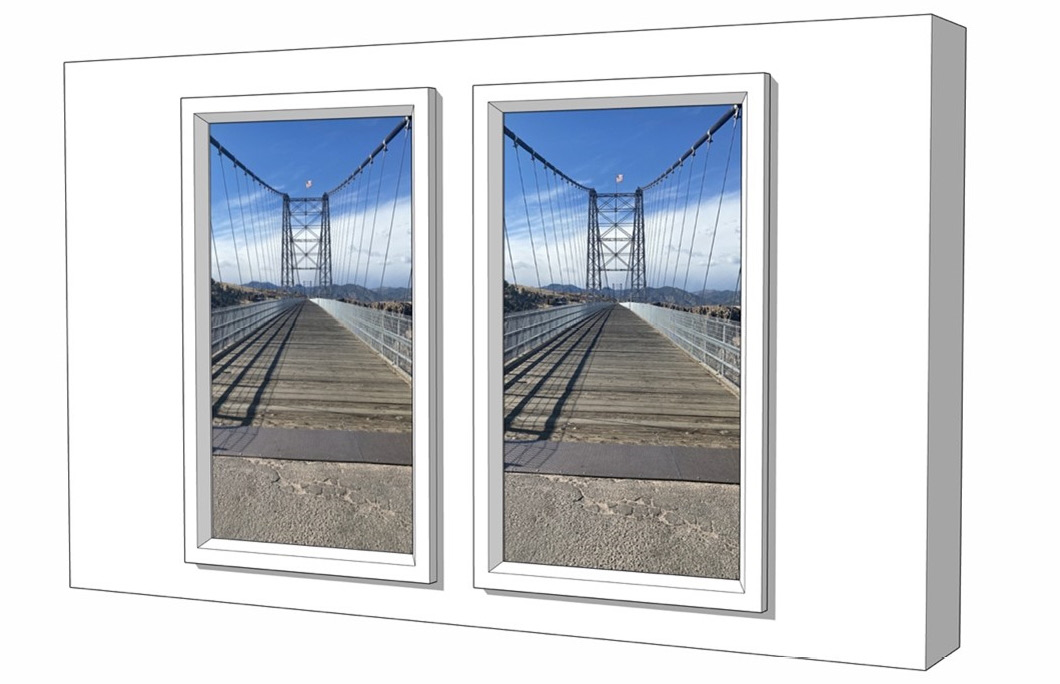 Figure 2.16 – (left) A 4k image that has a file size of 16.8 MB; (right) the same image in SketchUp but only 627 KB
