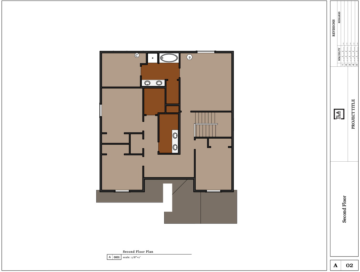Figure 14.28 – Second floor plan page
