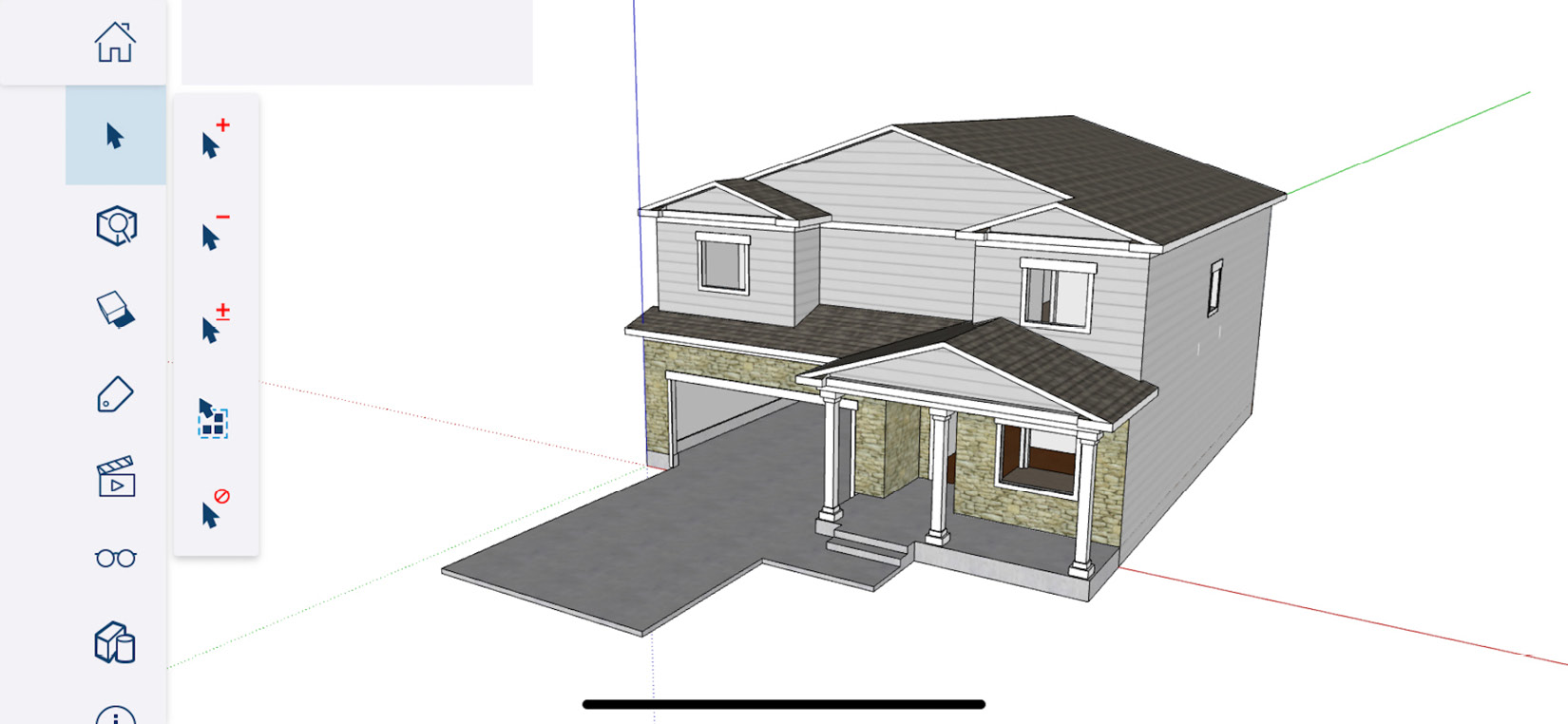 Figure 15.2 – SketchUp Viewer as seen on an iPhone
