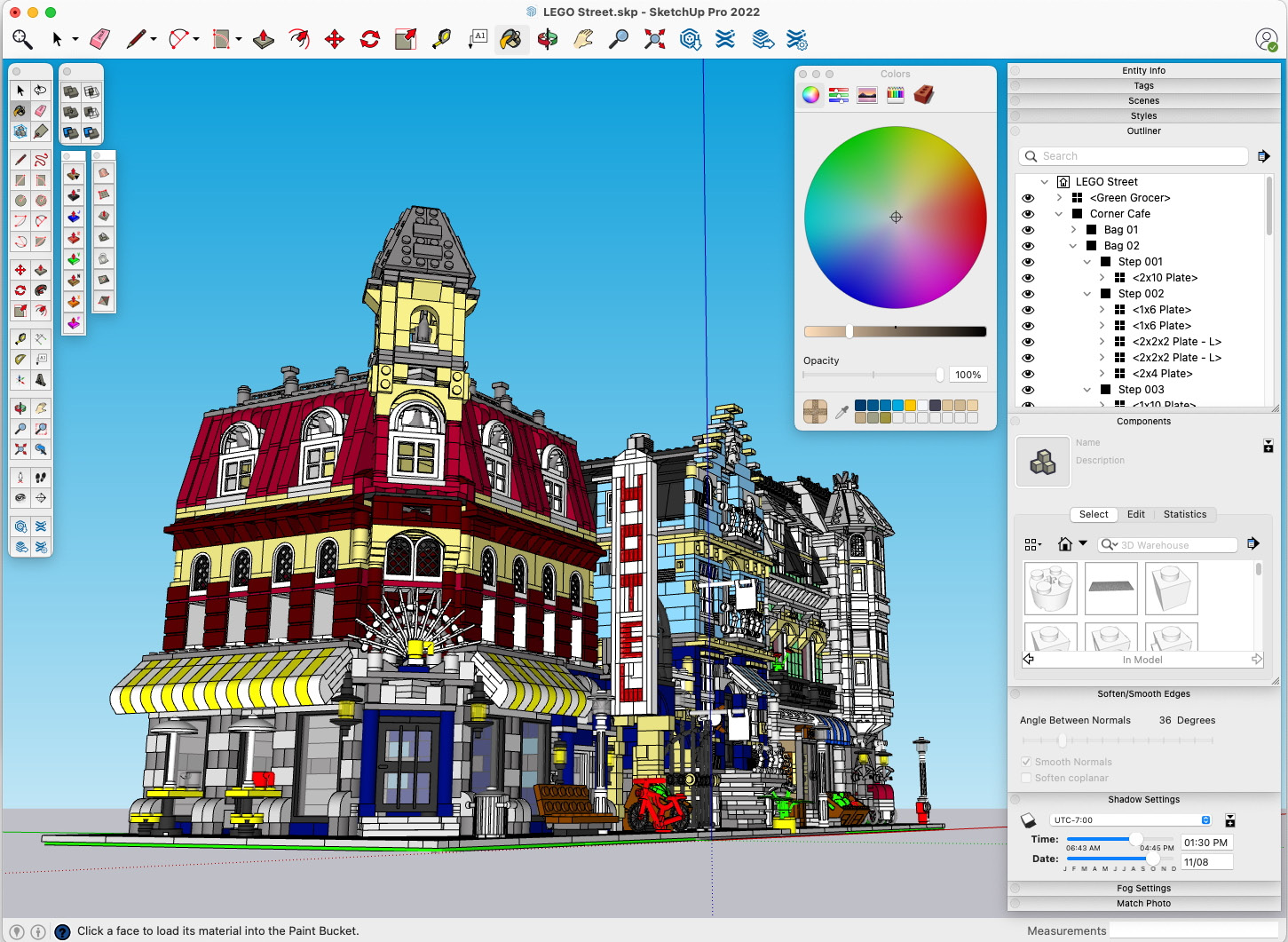 Figure 8.1 – Everything needed to run SketchUp on one display
