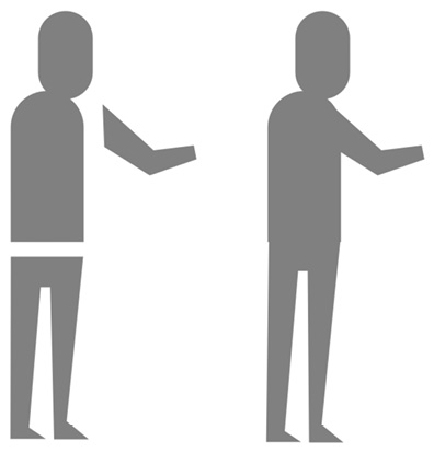 Figure 4.6 – Drawing the arm and the legs with the Bezier tool