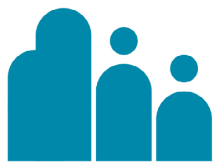 Figure 2.6 – The cloud part of the logo is overlapping; the users stand separate
