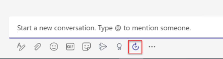 Figure 8.76: Approvals icon below a channel conversation or reply box