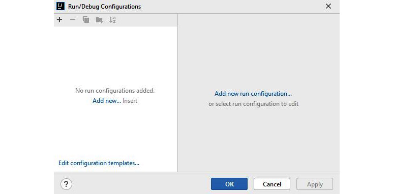 Figure 5.4 – Adding configuration for Spring Boot