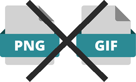 Figure 1.5 – The PNG and GIF image file formats
