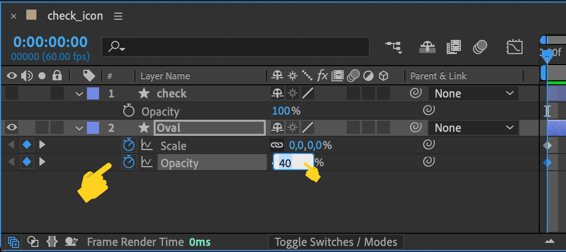 Figure 4.25 – Opacity value
