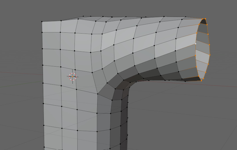 Figure 3.39 – Our new deformed topology with the third deformation rule applied