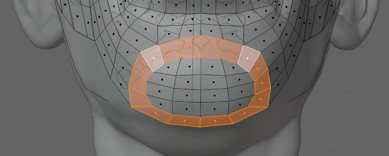 Figure 5.44 – Final loop on the chin terminating into itself