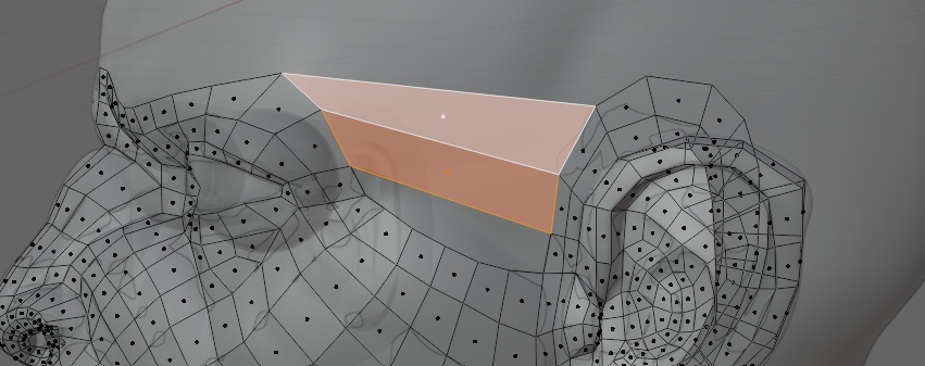 Figure 5.54 – Joining more of the ear to the head