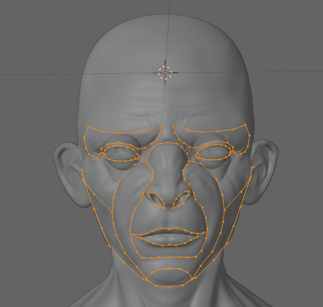 Figure 5.9 – Face with vertices around edges, creases, valleys, and holes