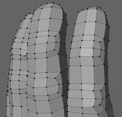 Figure 6.16 – Fingers with modifiers applied