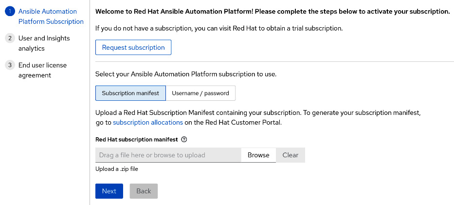 Figure 4.1 – Automation controller registration
