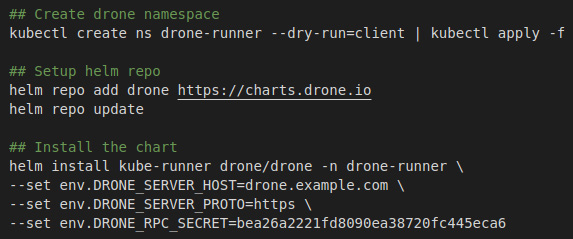 Figure 16.4 – Drone runner installation steps
