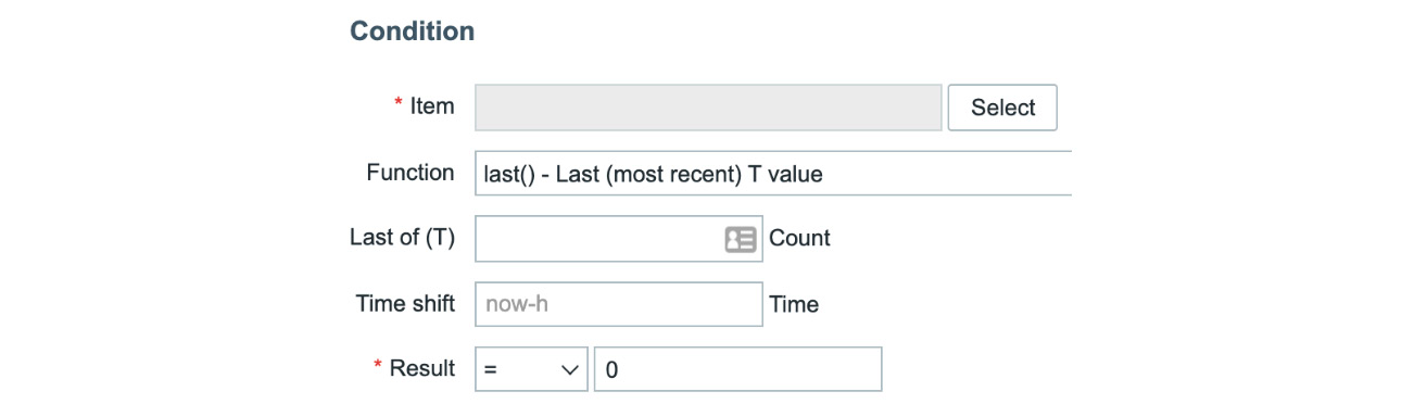 Figure 4.5 – Trigger creation page
