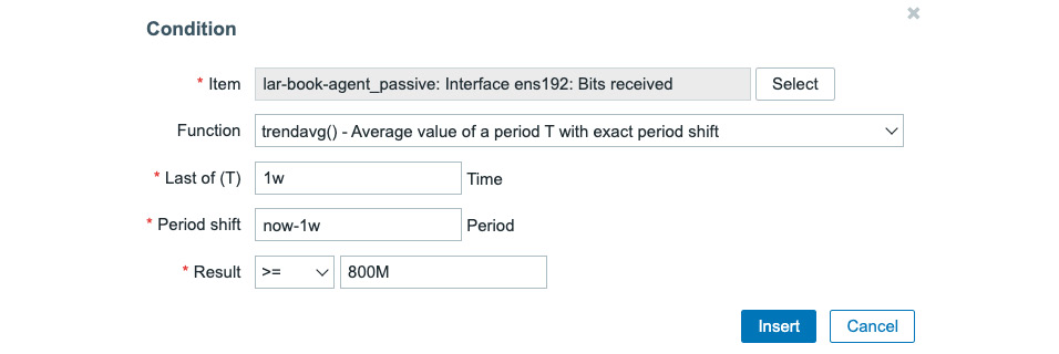 Figure 4.14 – trendavg trigger expression builder
