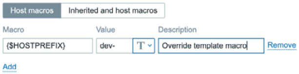 Figure 5.25 – Host-level macros page
