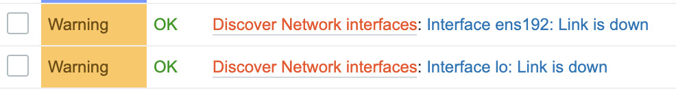 Figure 5.41 – Our SNMP-monitored host triggers
