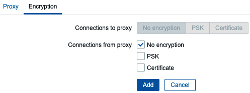 Figure 8.8 – Administration | Proxies, Create proxy Encryption page, lar-book-proxy-active
