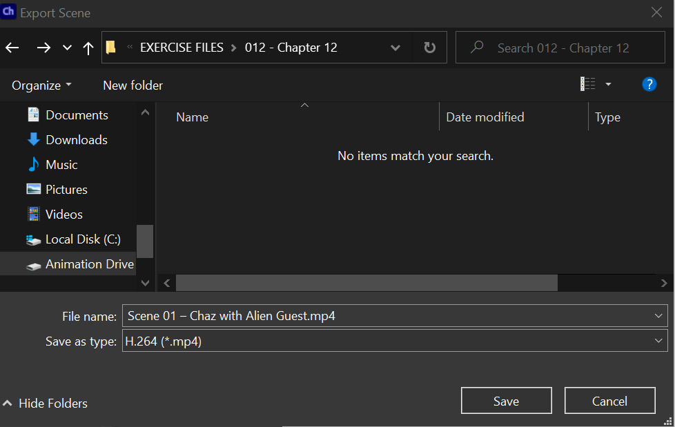 Figure 12.6: Exporting with Media Encoder is the first option on the Export list